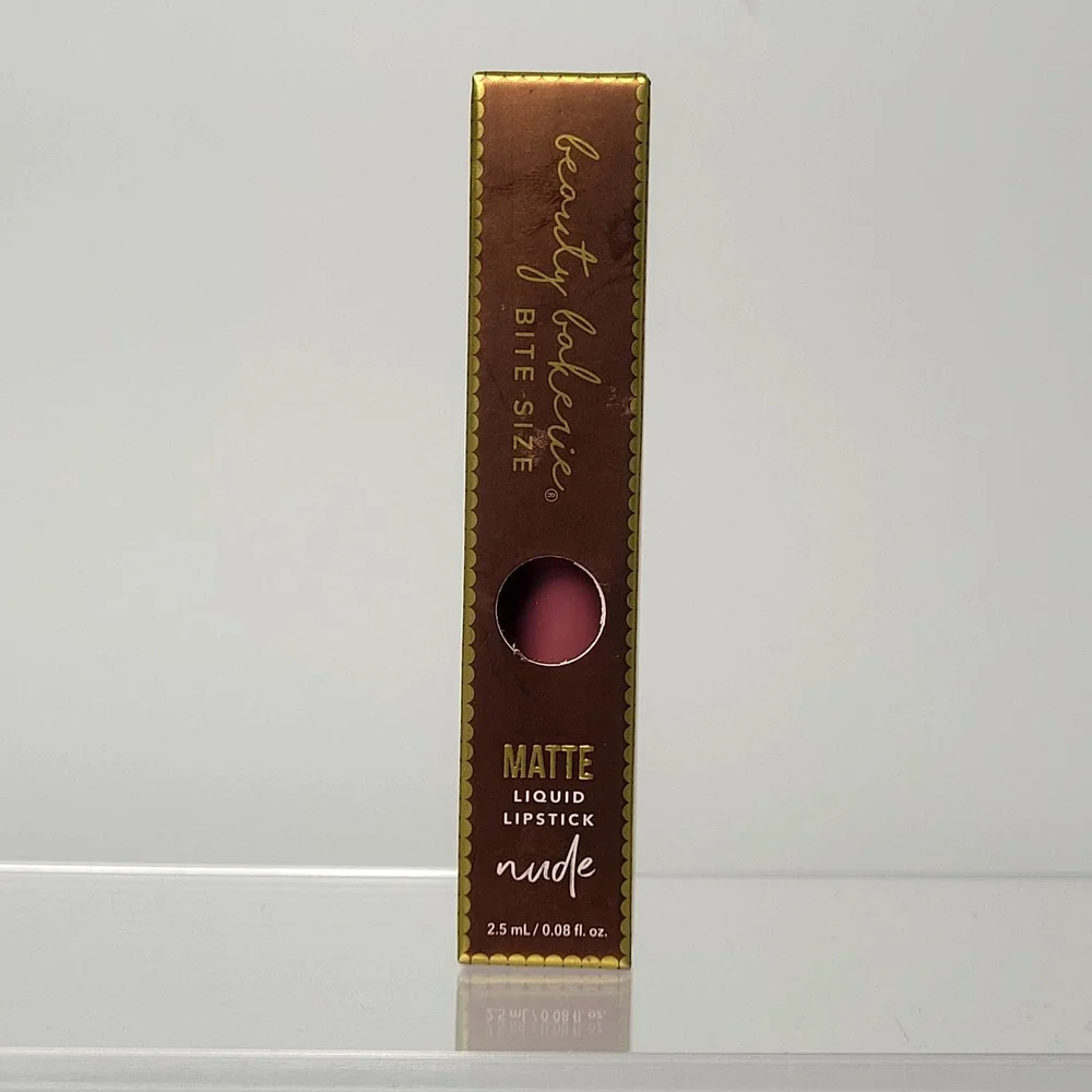 Beauty Bakerie Bite Size Matte Liquid Lipstick Nude SWEET BUNS 0.08 fl oz 2.5 mL